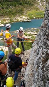 via ferrata à Collias